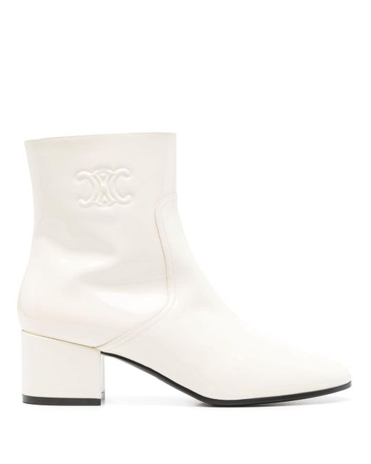 Céline White Les Bottes T 50 Stivale