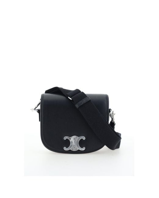 Céline Black Small Besace Strap for men