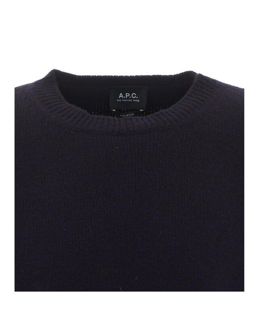 A.P.C. Blue Edward Sweater for men