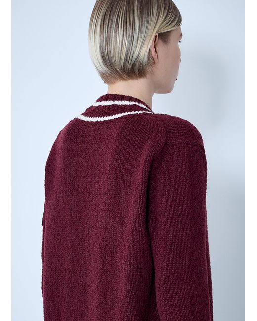 Moncler Red Wool Sweater