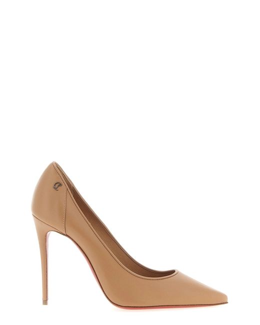 Christian Louboutin Brown 'Sporty Kate' Pumps