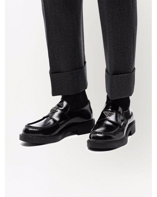 Prada Black Chocolate Shoes for men