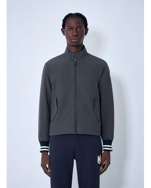 Moncler Blue Prieure Reversible Down Bomber Jacket for men