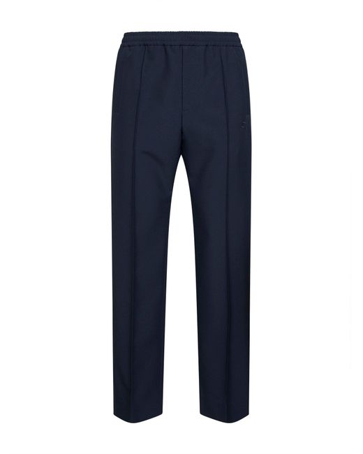 Gucci Men's Blue Dark Technical Panama Sportswear Pants