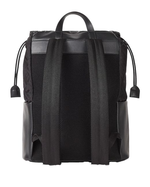 Fendi Black Baguette Backpack Ff for men