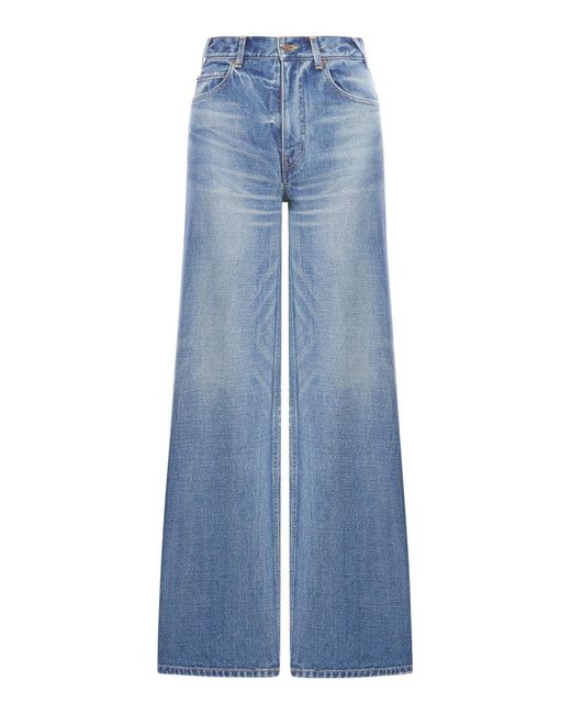 Celine Jeans Surf Flare in Blue | Lyst