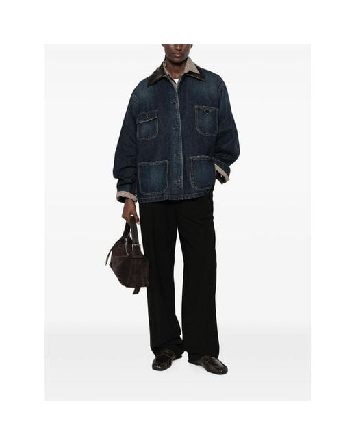 Prada Blue Jackets