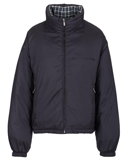 Miu Miu Black Reversible Down Jacket