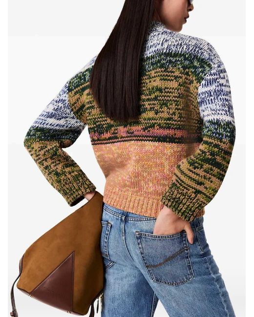 Stella McCartney Multicolor Alpaca-Pattern Sweater