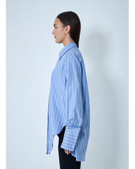 Maison Margiela Blue Button-Down Shirt