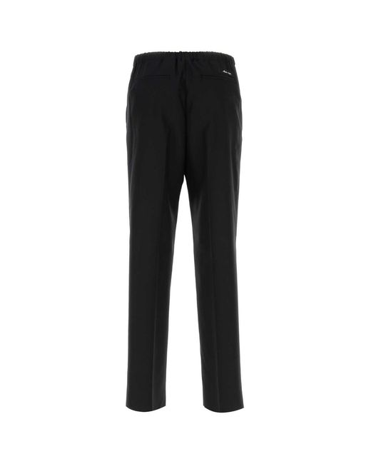 Fendi Black Wool Pant for men
