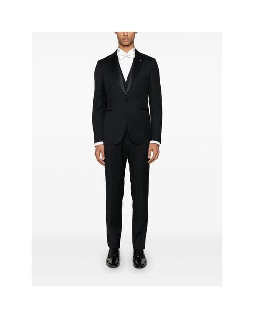 Tagliatore Black Suits for men