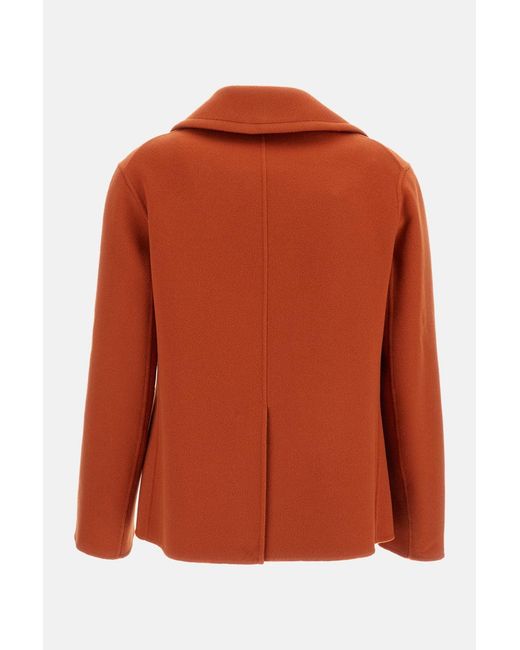 Max Mara Orange Sissy Single Breast Jacket