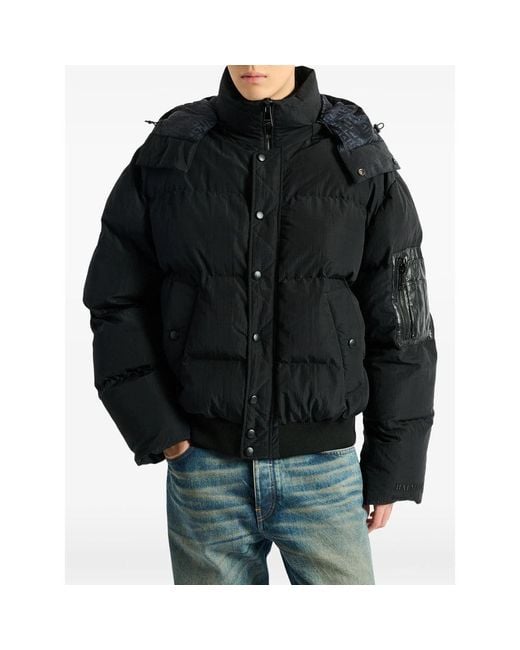Balmain Black Coats for men