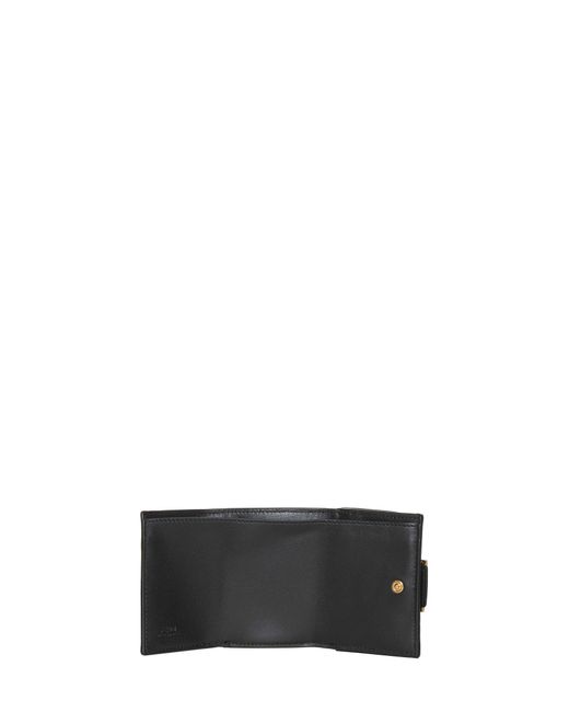 Fendi White Micro Trifold Wallet