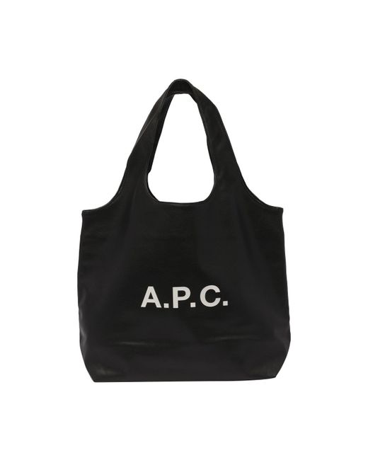 A.P.C. Black Ninon Tote Bag