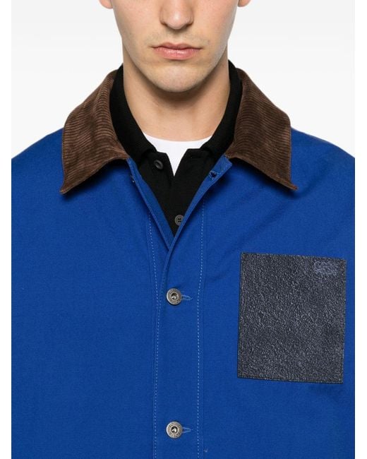 Loewe Blue Workwear Jacket for men