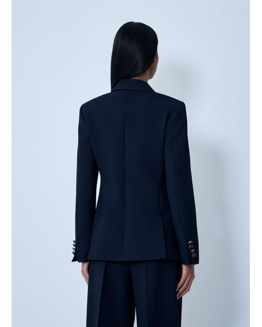 Max Mara Blue Wool Blazer