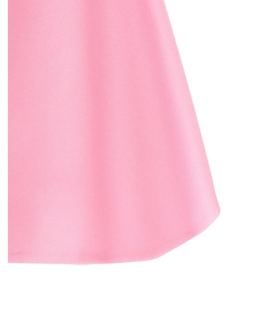 Alberta Ferretti Pink Cropped Mantle