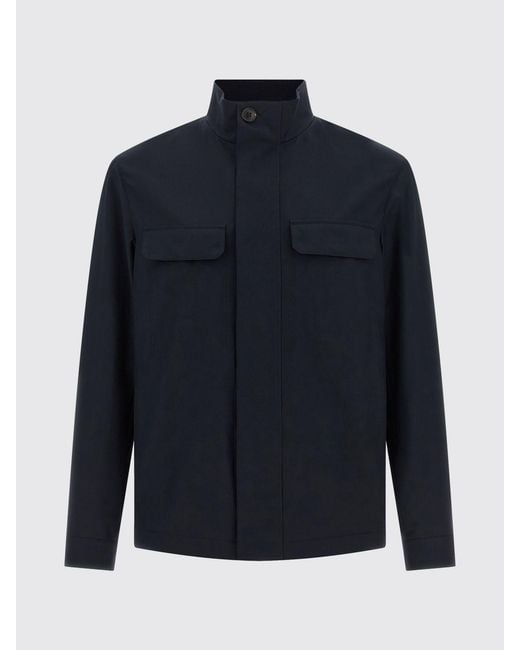 Zegna Blue Jacket Ocean for men