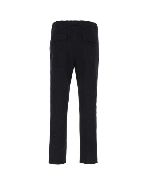 Etro Black Pantalone for men