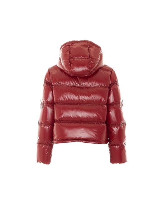 Moncler Red Niveole Down Jacket