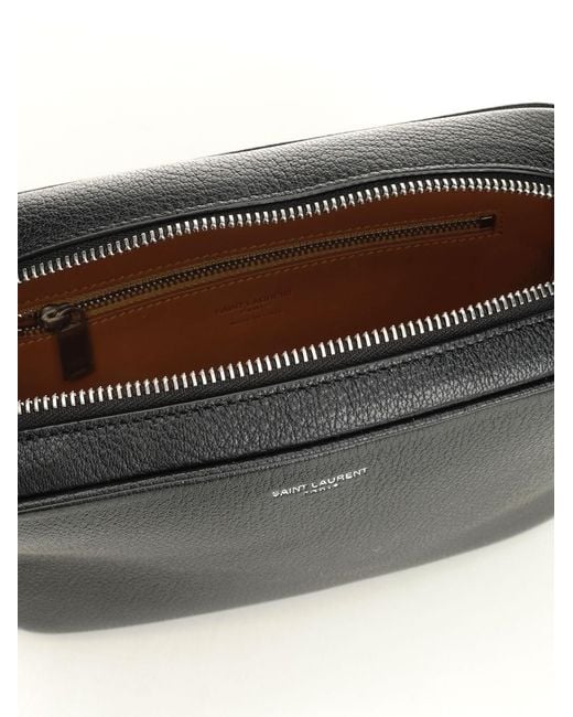 Saint Laurent Black Small Camera Bag for men