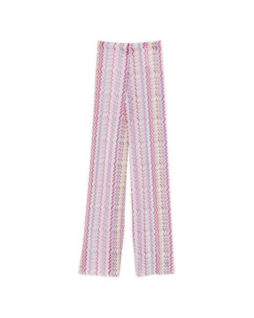 Missoni Pink Zigzag Trousers