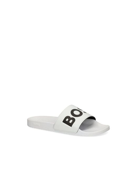 Boss White Flip-Flops & Slides for men