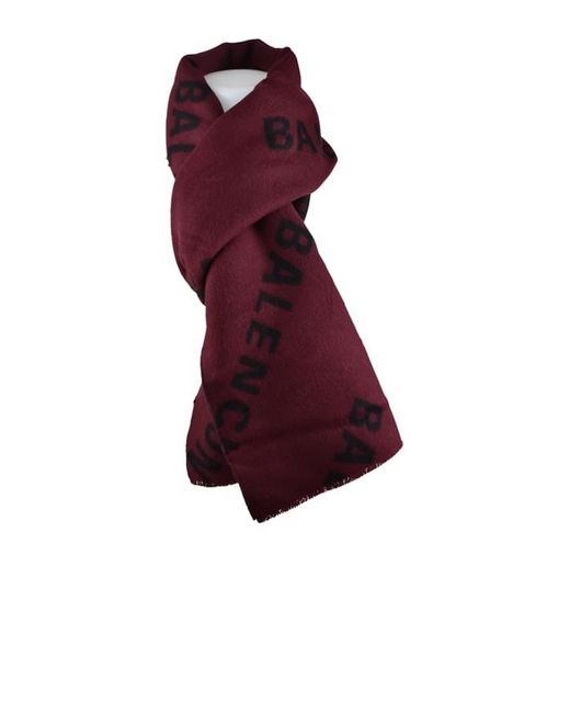 Balenciaga Purple Scarf