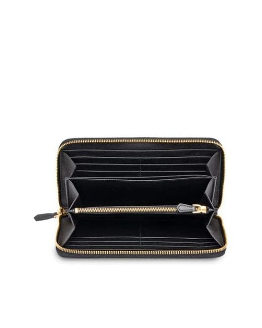 Prada Blue Continental Wallet