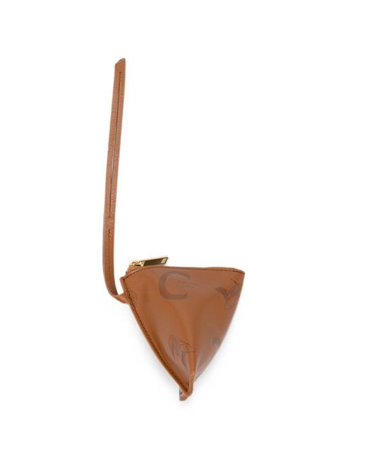 Céline White Berlingot Leather Charm