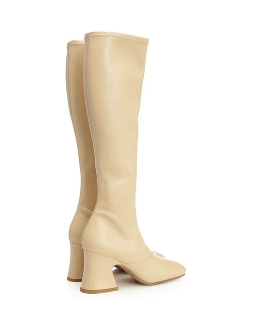 Chloé White "Janis" Boots