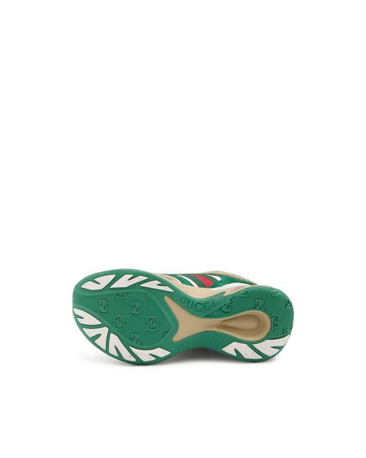 Gucci Green Neutrals Trainers for men