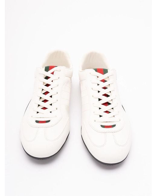 Gucci White Neutrals Trainers for men