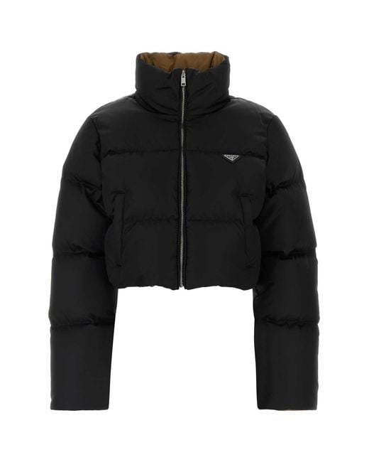 Prada Black Re-Nylon Down Jacket
