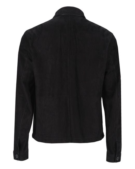 Tom Ford Black Suede Field Jacket for men