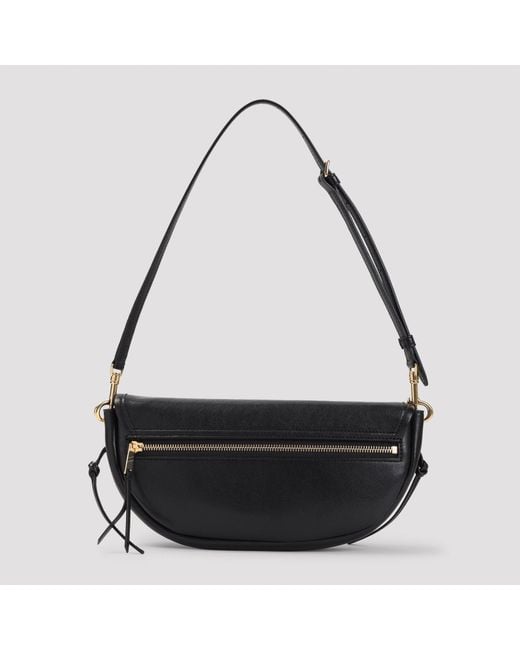Céline Black Small Halfmoon Triomphe