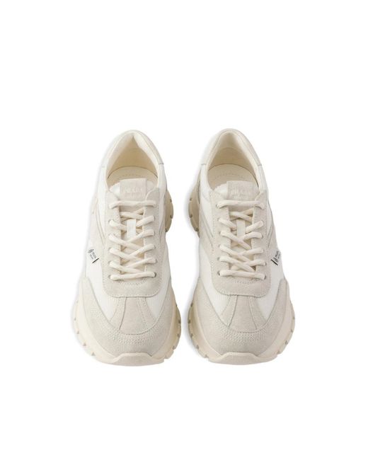 Prada White Neutrals Trainers
