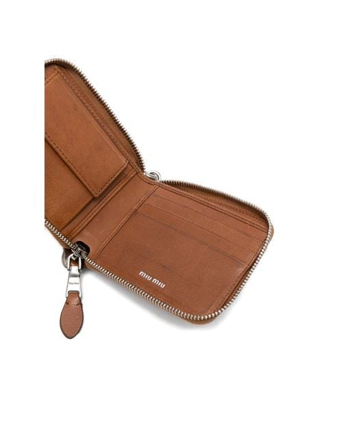 Miu Miu Brown Wallets & Purses