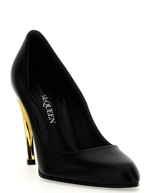 McQueen Black Mcqueen 'Armadillo' Pumps