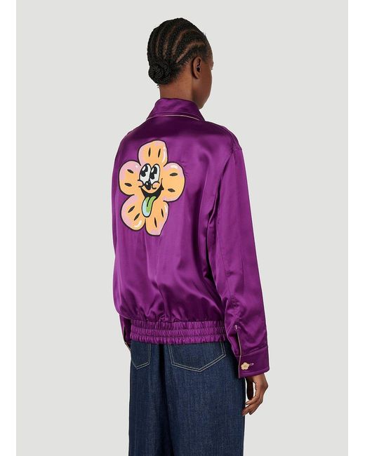 KENZO Purple Boke Boy Reversible Jacket