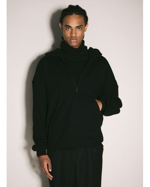 Half zip hooded sweatshirt best sale