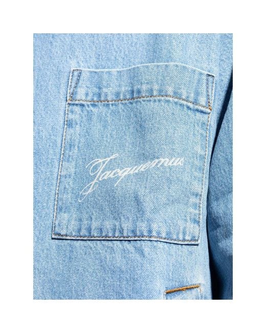 Jacquemus Blue Denim Jacket for men