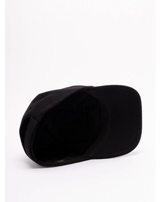 Fendi Black 'Ff' Baseball Cap for men