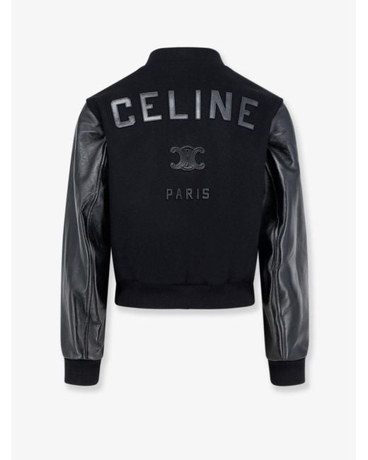 Céline Blue Teddy Virgin Wool Jacket for men