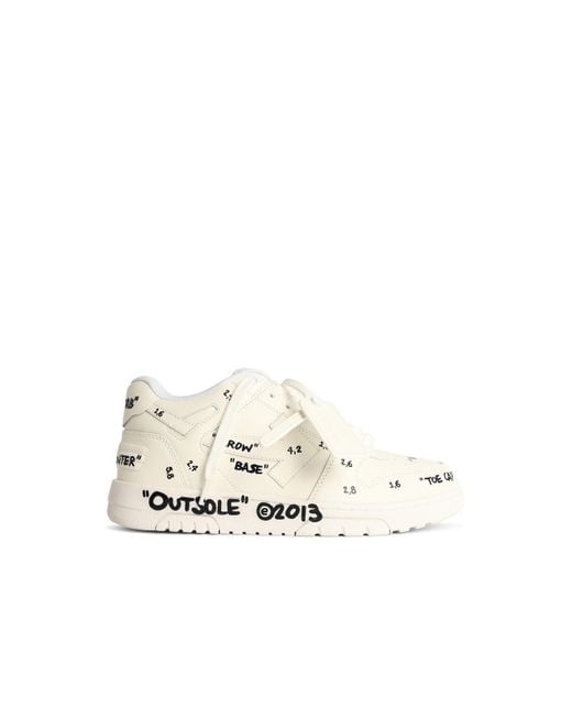 Off-White c/o Virgil Abloh White 'Out Of Office' Leather Sneakers for men