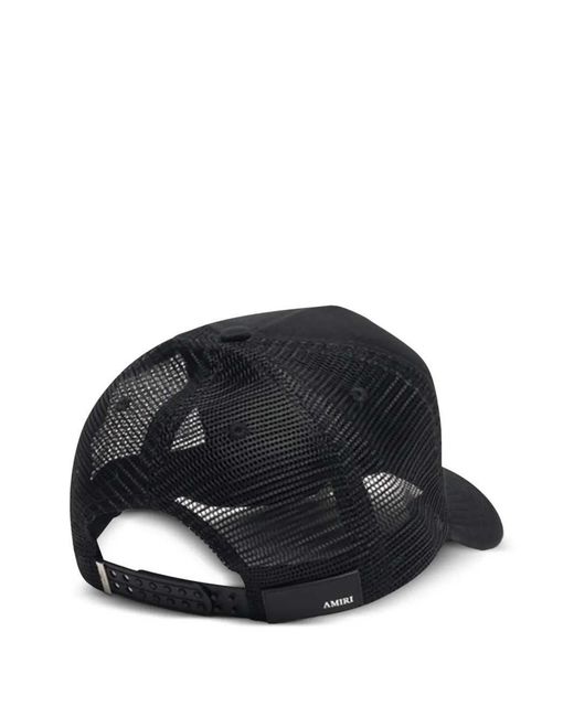 Amiri Black Logo Patch On The Front for men