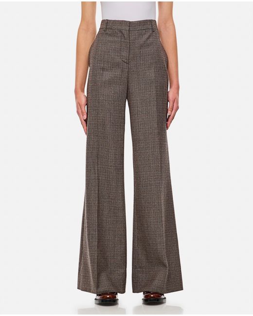 Stella McCartney Brown Flared Pants