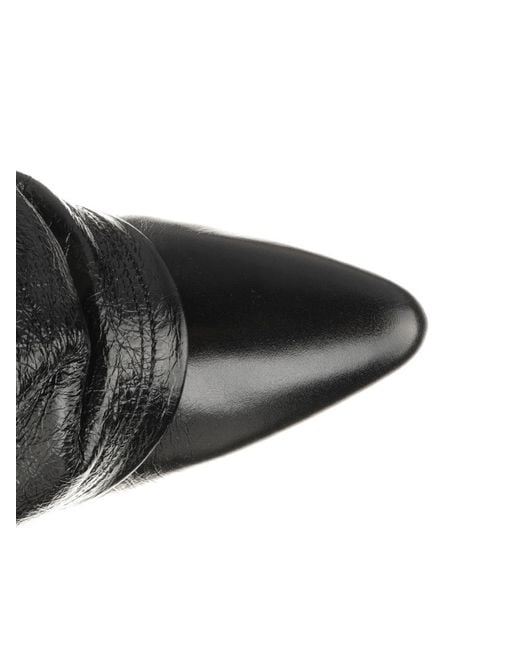 The Attico Black "Leon" Boot